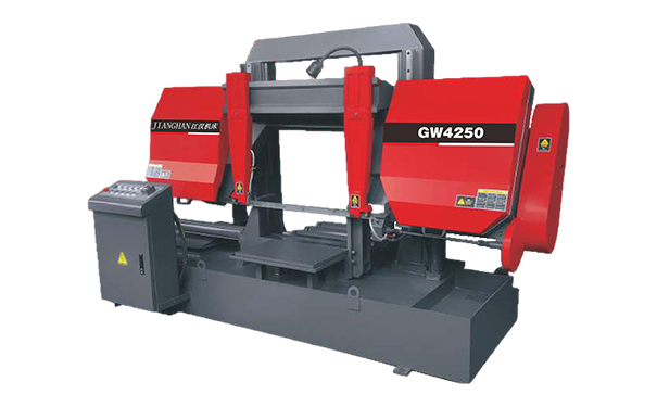 廉江GW4250双柱龙门卧式带锯床