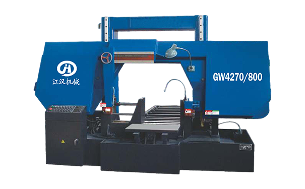 廉江GW4270/800双柱龙门卧式带锯床